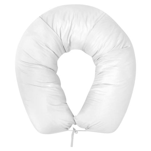 vidaXL Coussin de grossesse 40 x 170 cm Blanc