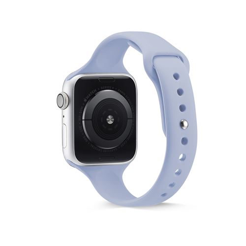 Bracelet sport en silicone pour Apple Watch Series 6/ SE/ 5/ 4 44mm - Violet clair