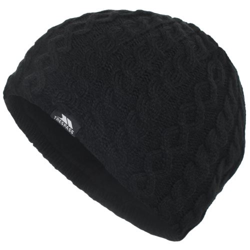 Trespass Kendra - Bonnet tricoté - Femme (Taille unique) (Noir) - UTTP685
