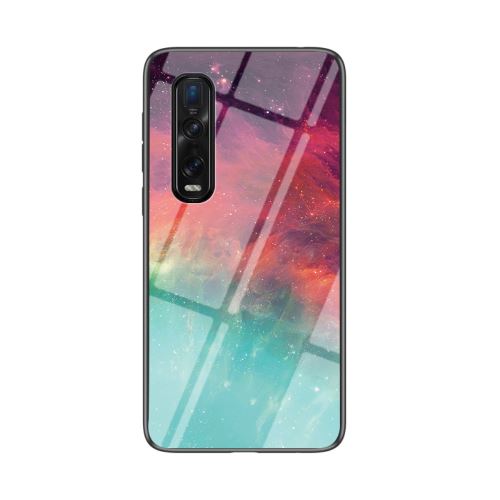 Coque en TPU ciel étoilé ciel de couleur pour votre Oppo Find X2 Pro