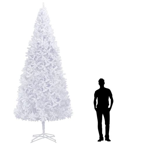 Sapin de Noël artificiel 400 cm Blanc