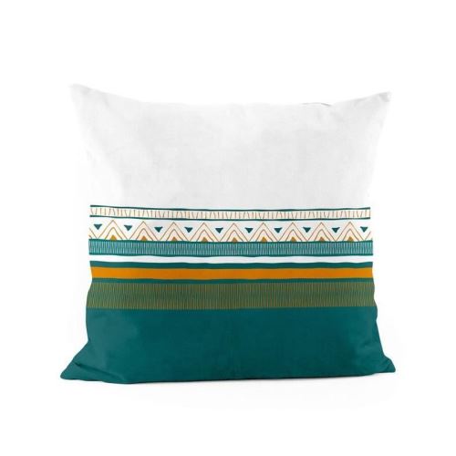MARLENE BACKER Coussin déhoussable Tobias - 45x45 cm - Vert