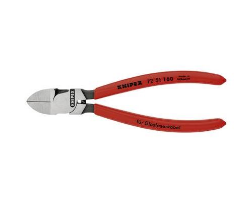 Knipex 72 51 160 Werkstatt Seitenschneider ohne Facette 160 mm