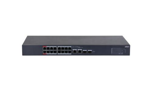Non Communiqué Dahua Cs4218-16Et-240 - Commutateur - Géré Par Le Cloud - Intelligent - 2 X 10/100/1000 (High Poe) + 16 X 10/100 (Poe) + 2 X 10/100/1000 (Liaison Montante) + 2 X Gigabit Sfp (Liaison Montante) - De Bureau, Montable Sur Rack - High Poe / Poe