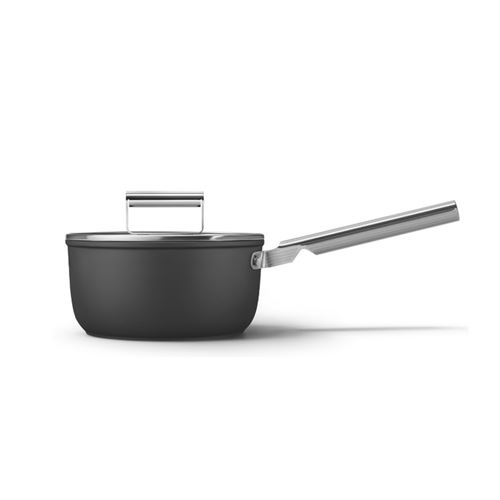 Smeg Noir Casserole Mat 20Cm + Couvercle Spf2012blm - Image 3