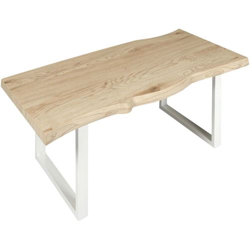 The Home Deco Factory - Table basse industrielle en bois et métal Forest