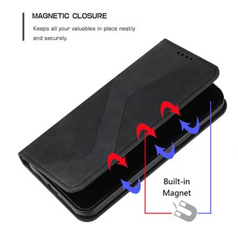 BAILI Coque Pour Honor 400 Smart/X7d 5G, PU Portefeuille Étui Housse En