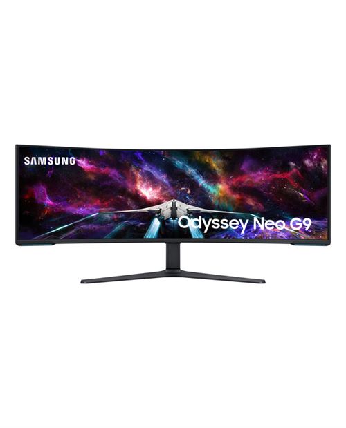 Samsung G95NC computer monitor 144.8 cm (57") 7680 x 2160 pixels Dual UHD QLED White