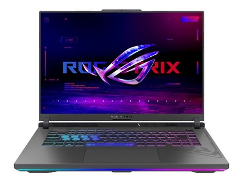 ASUS ROG Strix G16 G614JV-N3174W - Intel Core i9 - 13980HX / jusqu'à 5.6 GHz - Win 11 Home - GeForce RTX 4060 - 32 Go RAM - 1 To SSD NVMe - 16" 1920 x 1200 @ 165 Hz - Gigabit Ethernet - Wi-Fi 6E, Bluetooth - gris eclipse