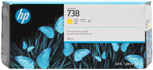 Hp Jaune Designjet 738 (676M8a) - Image 4