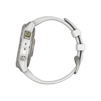 Garmin epix Gen 2 Sapphire - Titane blanc - montre de sport avec bande -  silicone - taille du poignet : 125-208 mm - affichage 1.3 - 32 Go -  Bluetooth, Wi-Fi, ANT+ - 70 g - Montre connectée - Achat & prix