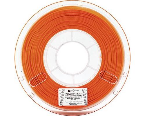 Polymaker 70122 Filament PETG 2.85 mm 1 kg orange PolyLite