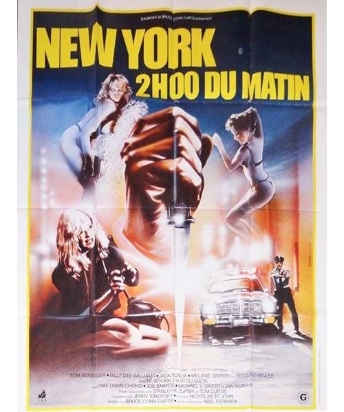 New York, 2 Heures Du Matin (Fear City) - 1984 - Abel Ferrara, Melanie Griffith - 116x158cm - Affiche de cinéma originale pliée État correct - N/A reconditionné disponible sur Fnac