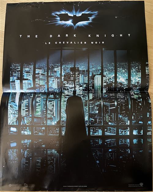 Affiche de Cinéma Originale - The dark knight - le chevalier noir - 2008 - Christopher Nolan - 40x60cm