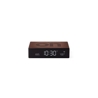 Réveil LCD réversible en aluminium FLIP PREMIUM LEXON Aluminium Bronze