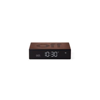 Réveil LCD réversible en aluminium FLIP PREMIUM LEXON Aluminium Bronze