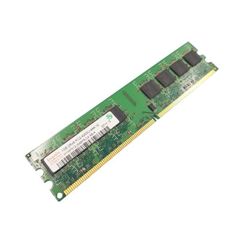 Barrette Mémoire 1Go RAM DDR2 Hynix HYMP512U64BP8-C4 DIMM PC2-6400U 2Rx8