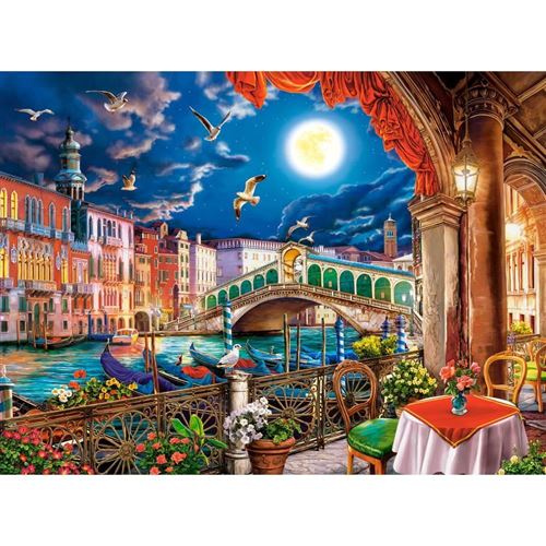 Puzzle 2000 pièces : Nuit romantique Castorland
