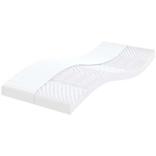 Matelas mousse 90x210 cm vidaxl accueil ferme soutien moelleux epaisseur 10 cm 7 zones housse de matelas
