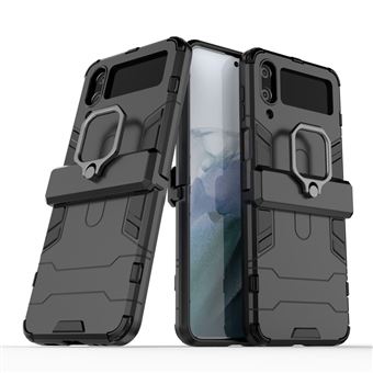 Coque pour Samsung Galaxy Z Flip 4 5G - housse etui rigide anti choc - NOIR - htdmobiles - 1