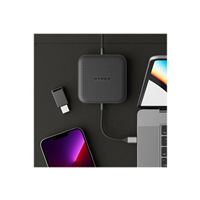 HUBEE MINI PLUS: STATION D'ACCUEIL USB-C MULTI-ECRAN 4K 100W AVEC  ALIMENTATION 130W