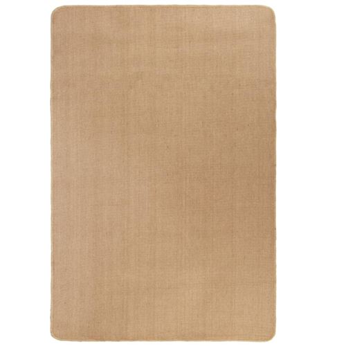 Non Communiqué Marron Clair Tapis En Jute Avec Endos En Latex 200X300 Cm