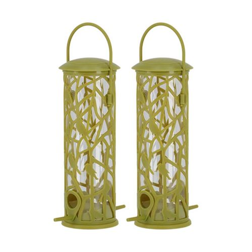 Comparer les prix de Best For Birds - Mangeoire silo pour oiseaux Chiffchaff (Lot de 2)
