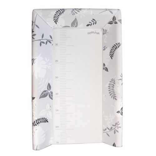 Plan à langer Toise imprimé - PVC - Matelas intégré - Gris - 50 x 80 cm