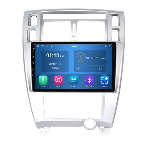 Autoradio RoverOne® Bluetooth CarPlay Android Auto Navigation 4Go RAM 64Go ROM pour Hyundai Tucson 1 2004-2009
