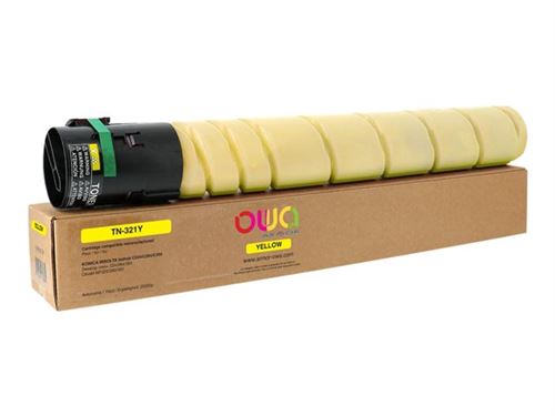 OWA - Jaune - compatible - cartouche de toner (alternative pour : Konica Minolta TN321Y, Konica Minolta A33K250) - pour Konica Minolta bizhub C224, C284, C364