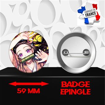 Badge à épingle 59 mm Manga Demon Slayer 67 - 1