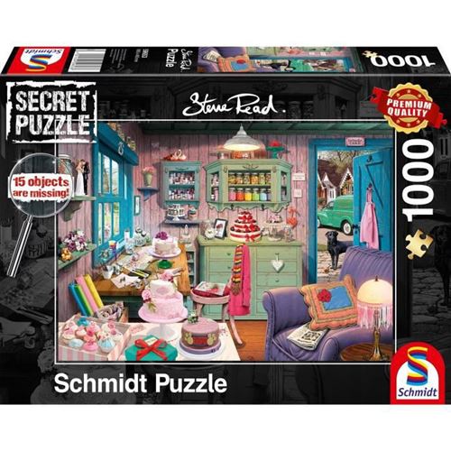 Puzzle Schmidt - Steve Read : Chambre de grand-mère, 1000 pièces