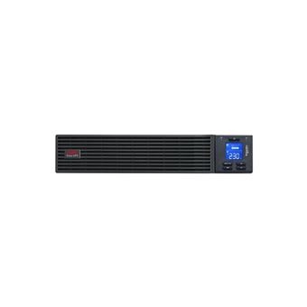 APC Easy UPS On-Line - Onduleur (rack-montable) - CA 220/230/240 V - 900 watt - 1000 VA - monophasé - Acide de plomb - USB, serial - connecteurs de sortie : 3 - PFC - 2U - Europe - noir, RAL 7010 - 1