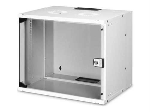 Digitus SOHO PRO Series - Rack armoire - montable sur mur - gris clair, RAL 7035 - 9U - 19