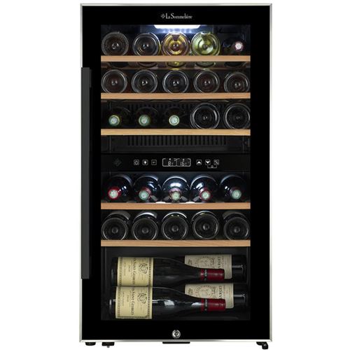 La Sommeliere Cave De Service Double Zone Connectee Avec Controle A Distance 29 Bouteilles