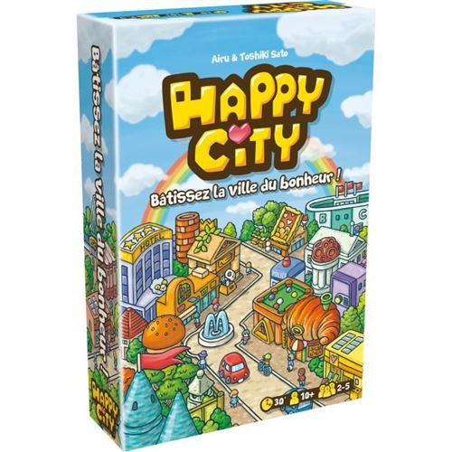 Jeu de stratégie Asmodee Happy City État correct - Asmodee reconditionné disponible sur Fnac
