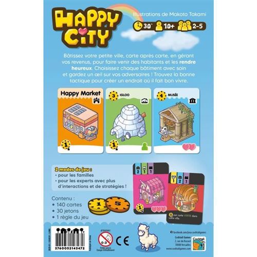 Happy city, on explique et on joue. 