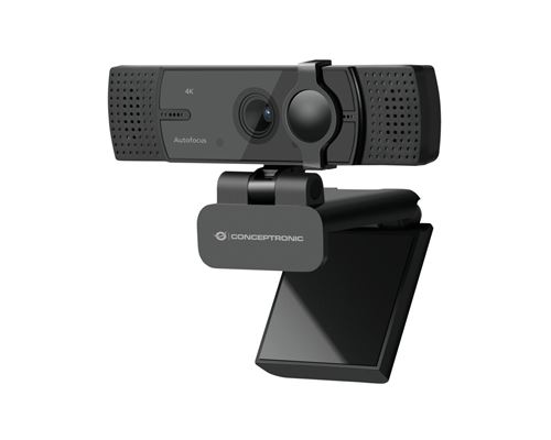 Caméra Web Conceptronic AMDIS07B 4K avec double microphone - Image 3