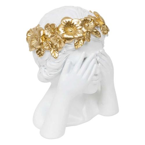 Atmosphera Femme Blanc Statuette Wild Romance - Image 3