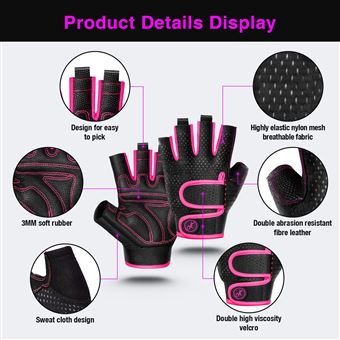 1 Paire de gants de taille de rose pour hommes et femmes, longs
