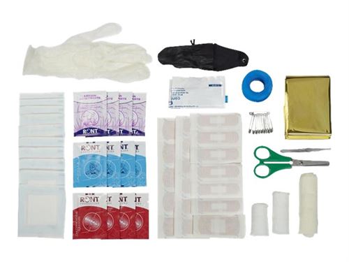 Rossignol Clinix Simple - Kit de premiers soins - 12 personnes - pour bureau - 15 pièces