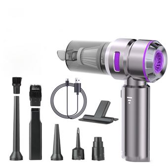 Aspirateur à Main Sans Fil 4 En 1 - 22000 Pa, Moteur Sans Balais - Pour Voiture, Canapé, Clavier, Poils Animaux
