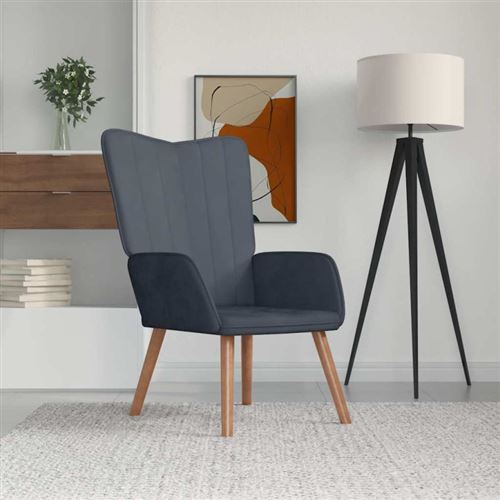 Vidaxl Gris Chaise De Relaxation - Foncé - Image 3