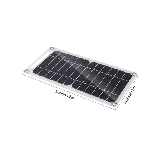 Chargeur solaire 5W Panneau solaire flexible 5V 1A Sortie USB Alimentation solaire  pour l'extérieur étanche