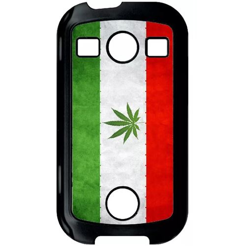 Coque My-Kase pour S7710 Galaxy Xcover 2 - drapeau iran weeds - Noir