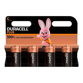 Duracell Plus-C K4 Pile LR14 (C) alcaline(s) 1.5 V 4 pc(s)