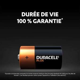 Duracell Plus-C K4 Pile LR14 (C) alcaline(s) 1.5 V 4 pc(s)