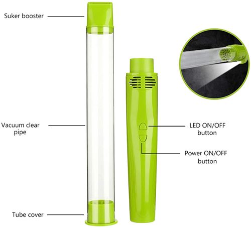 Attrape araignee Puissant Attrape-Insectes FONGWAN Avec Lumière LED  Aspirateur À Insectes Rechargeable Par USB - Vert - Santé Chevaux à la Fnac