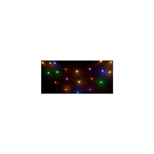 Guirlande lumineuse Guinguette 20 Leds de couleur IP44 - 10 m - Ibiza