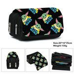 Trousse Triple Star Wars Rebellion Pour Enfants - Safta - 3 Compartiments Zippés - 22x3x12 Cm - Idéale école - 9